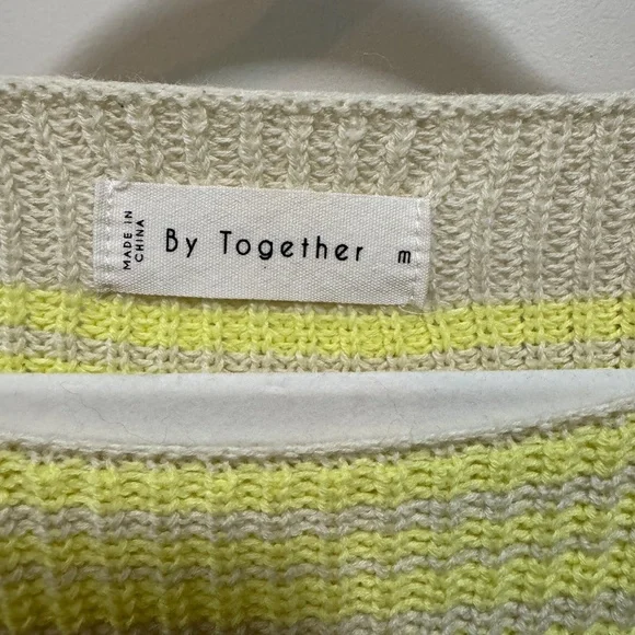 Striped ByTogether Neon Sweater - Picture 2 of 4